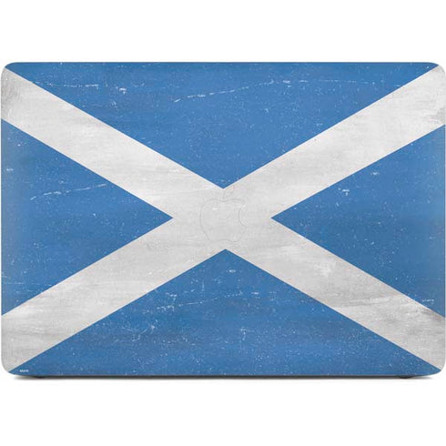 Scotland Flag Distressed Apple MacBook Air Skin